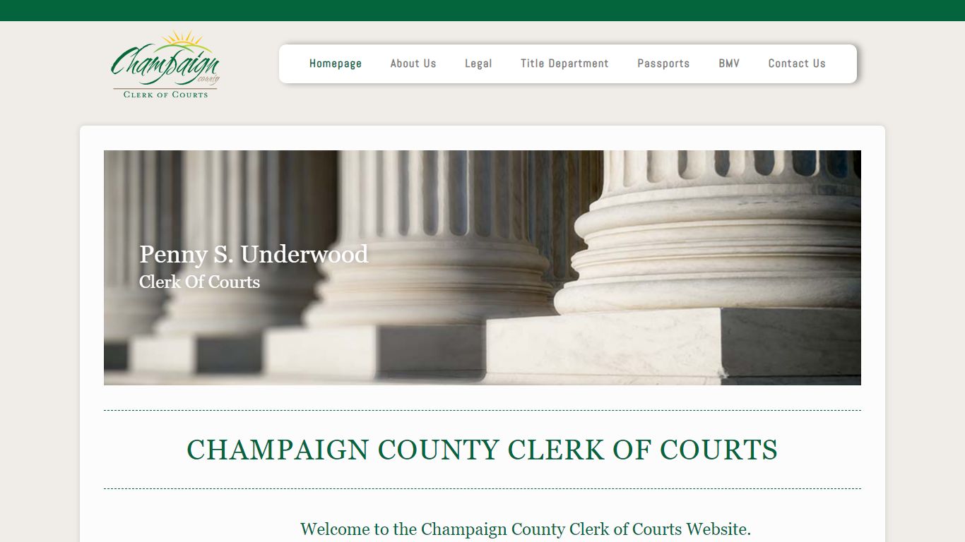 Champaign Clerk Of Courts